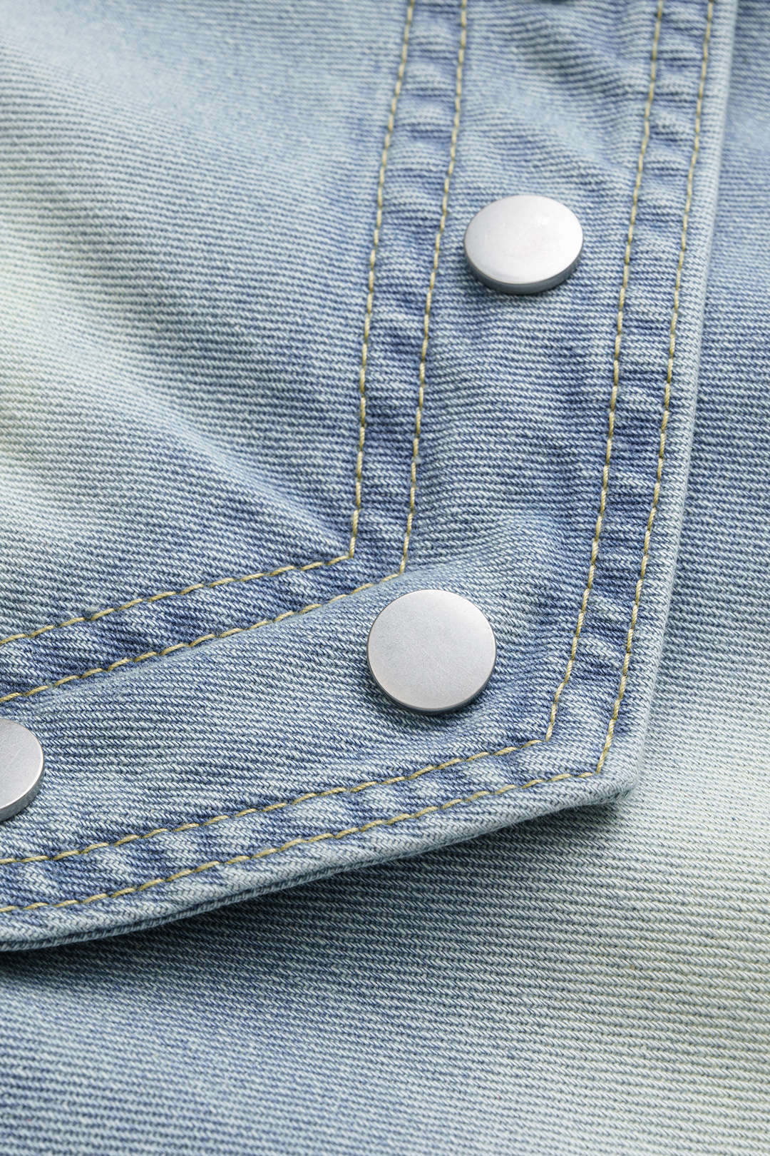 Jean Barrel Patchwork à Rivets Femme