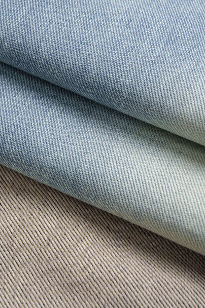 Jean Barrel Patchwork à Rivets Femme