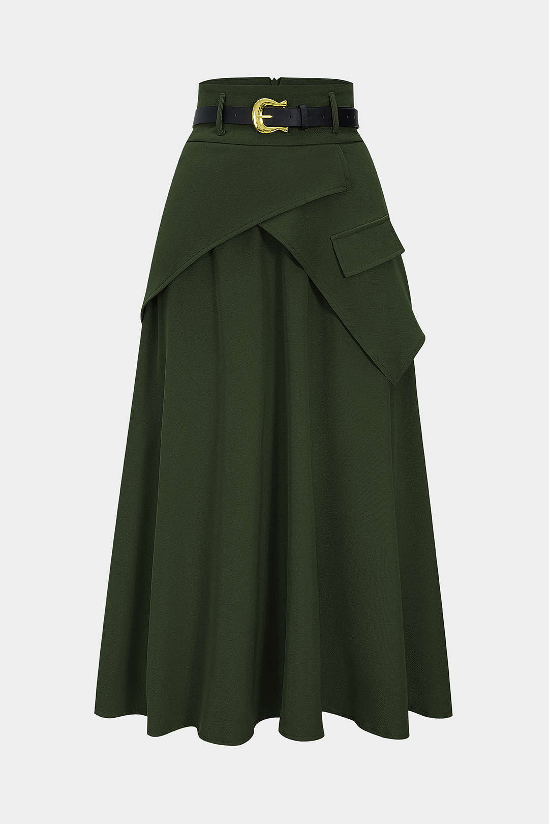 Jupe Asymétrique Froncée Femme