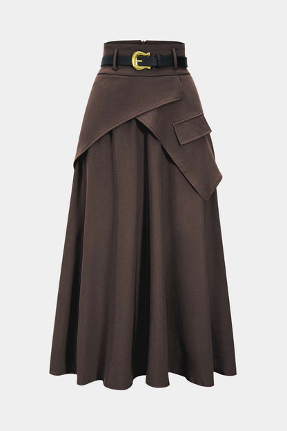 Jupe Asymétrique Froncée Femme
