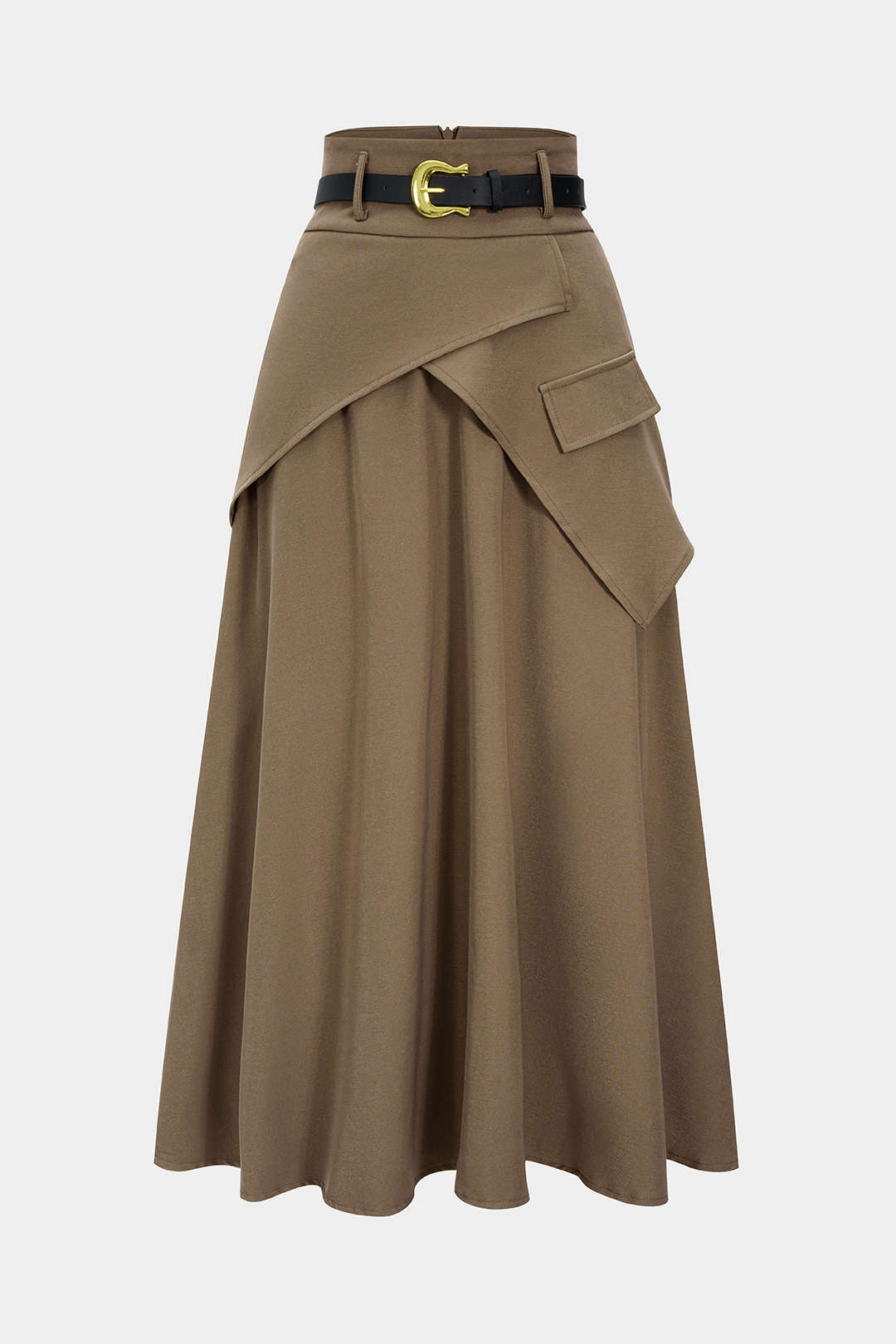 Jupe Asymétrique Froncée Femme
