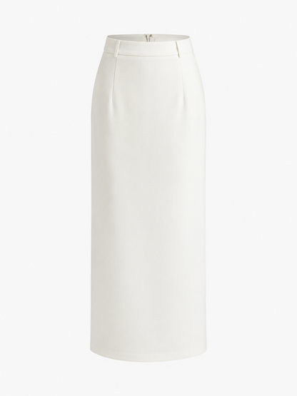 Ruœgy Jupe Longue Fendue Élégante Femme