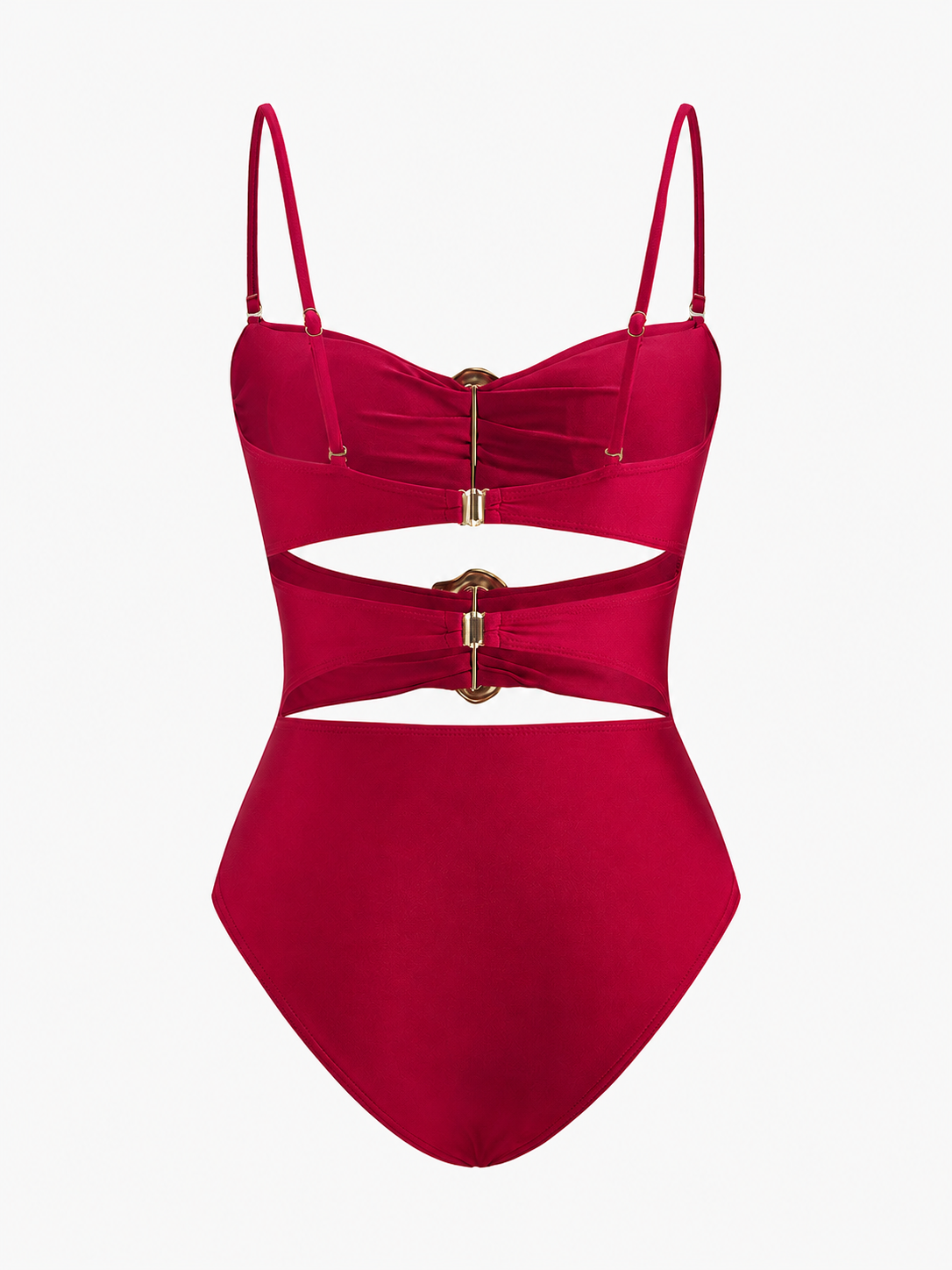 Ruœgy Maillot de Bain Une Pièce Échancré Femme