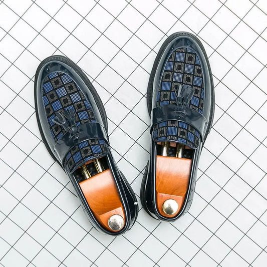 Mocassin à Pompons Classiques Homme