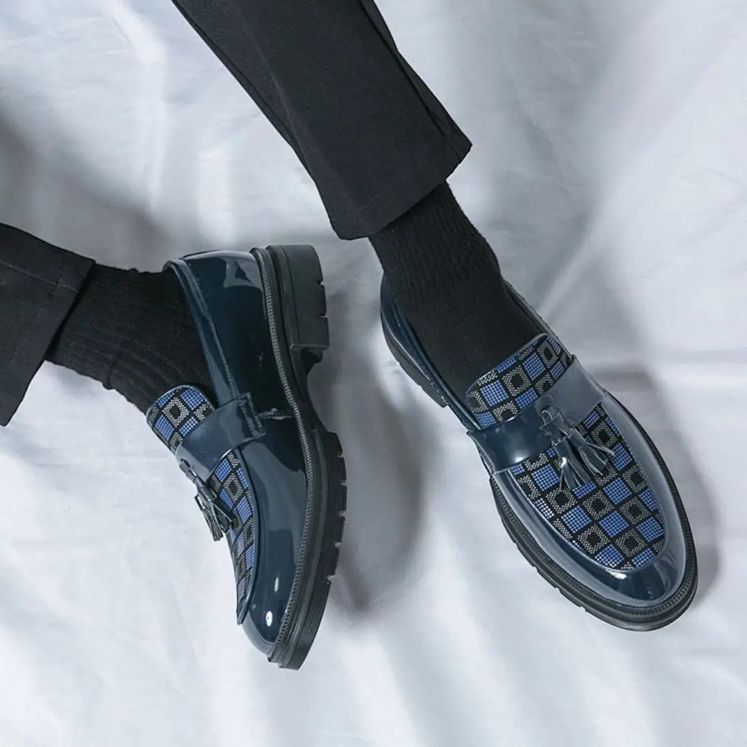 Mocassin à Pompons Classiques Homme