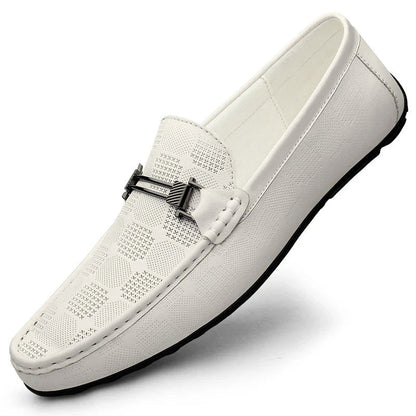 Mocassin Texturé à Boucle Homme