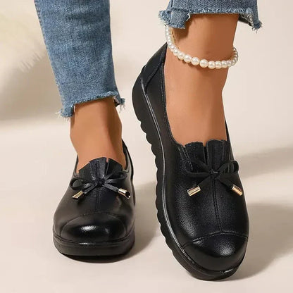 Mocassins Cuir à Semelle Confort Femme