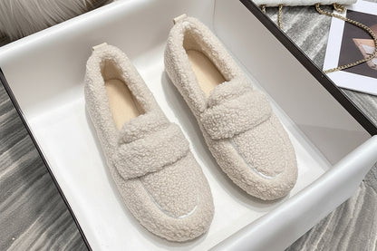 Mocassins Femme à Enfiler avec Semelle Antidérapante et Doublure Moelleuse