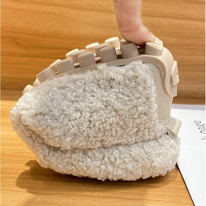 Mocassins Femme à Enfiler avec Semelle Antidérapante et Doublure Moelleuse