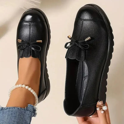 Mocassins en Cuir Confort Femme