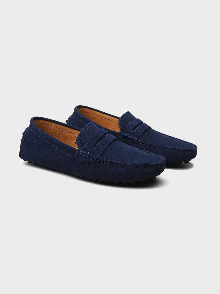 Mocassins en Daim à Semelle Souple Homme
