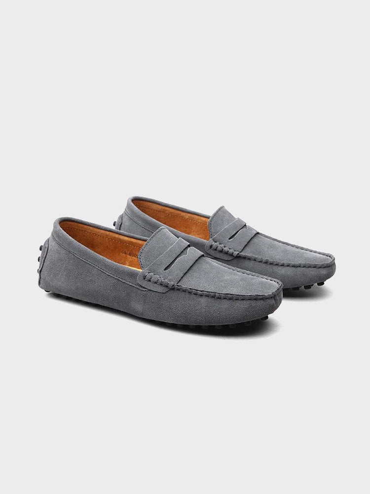 Mocassins en Daim à Semelle Souple Homme