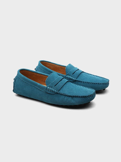Mocassins en Daim à Semelle Souple Homme