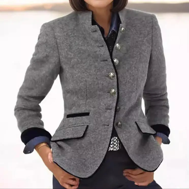 Ruœgy Blazer En Laine Chic Femme