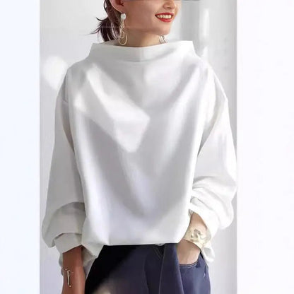 Ruœgy Pull  Oversize Col Roulé Femme