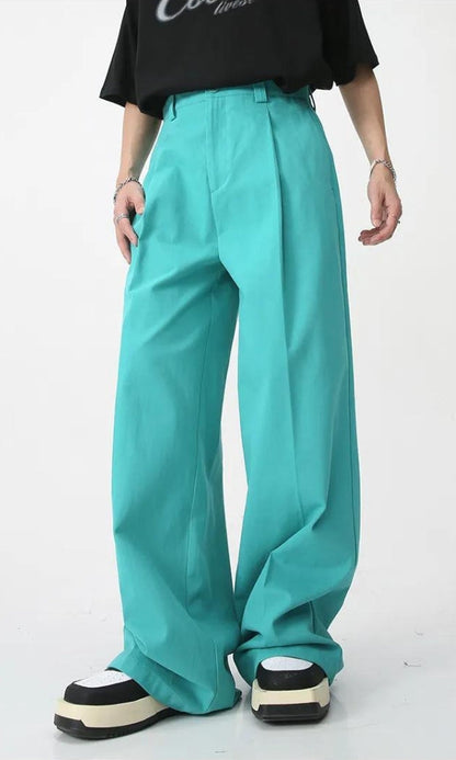 Pantalon Baggy Taille Haute Homme