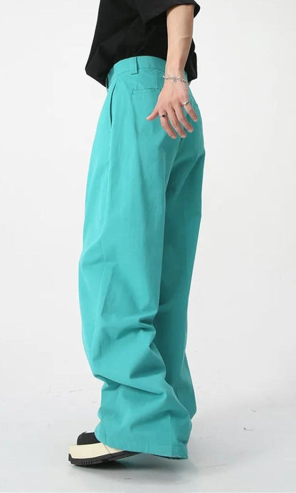 Pantalon Baggy Taille Haute Homme