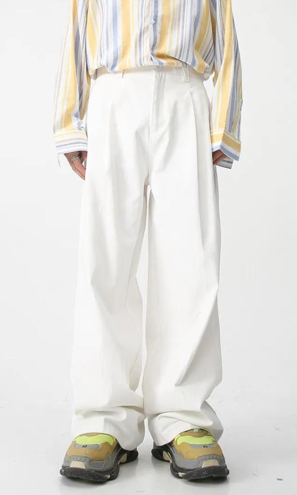 Pantalon Baggy Taille Haute Homme