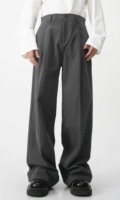 Pantalon Baggy Taille Haute Homme