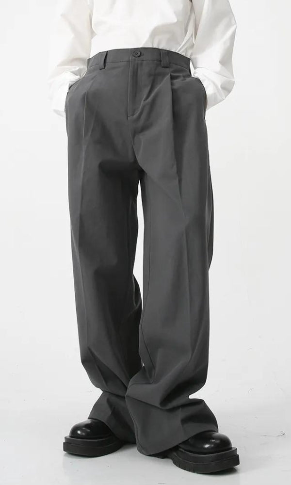 Pantalon Baggy Taille Haute Homme