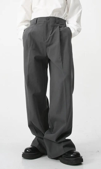 Pantalon Baggy Taille Haute Homme