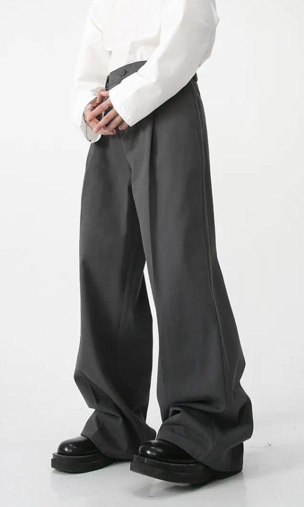 Pantalon Baggy Taille Haute Homme