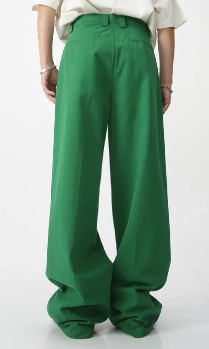 Pantalon Baggy Taille Haute Homme