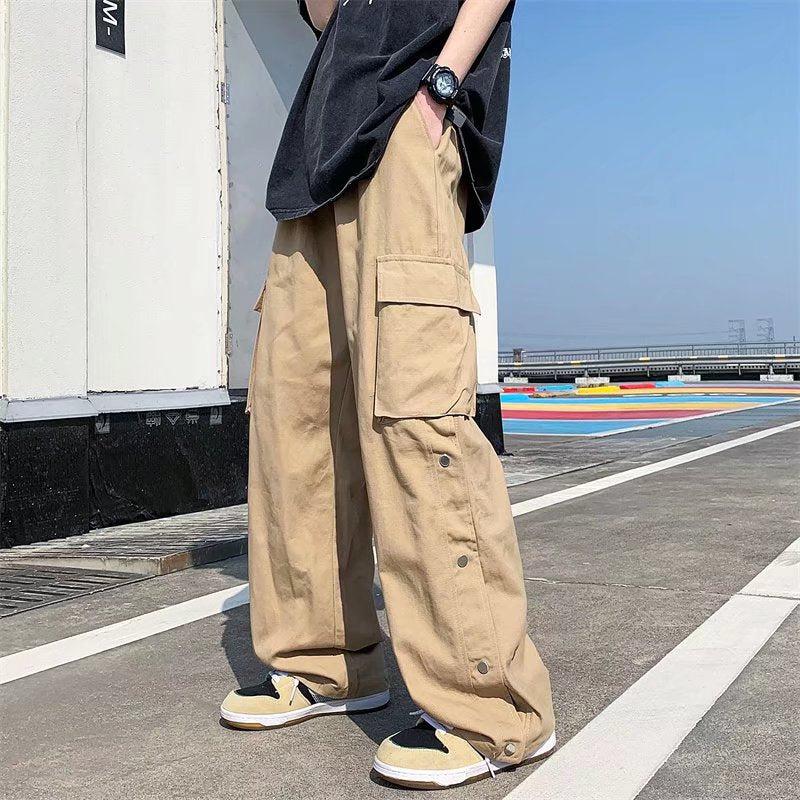Pantalon Cargo Large à Poches Oversize Homme