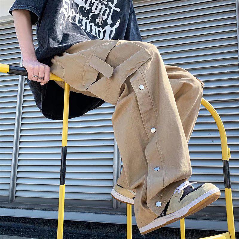 Pantalon Cargo Large à Poches Oversize Homme