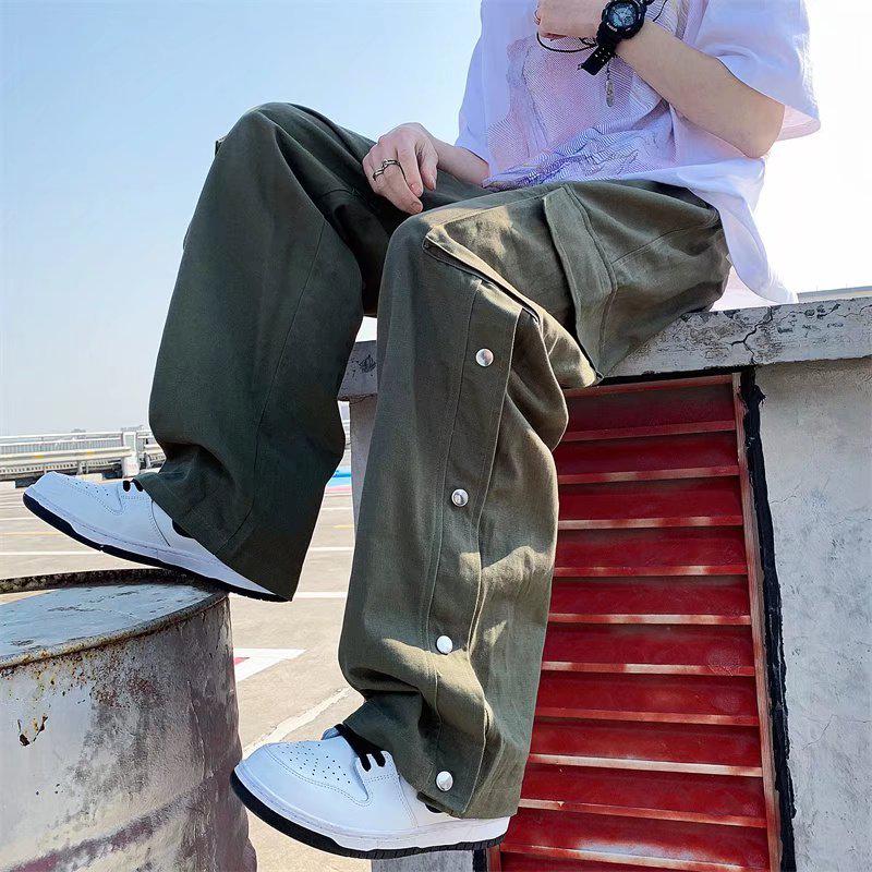 Pantalon Cargo Large à Poches Oversize Homme