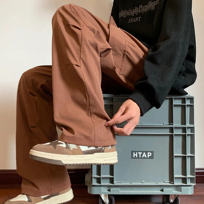 Pantalon Cargo Style Parachute Homme