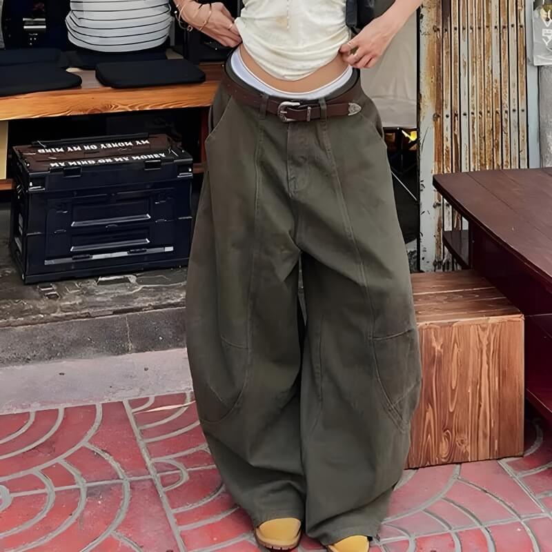 Pantalon Cargo Femme