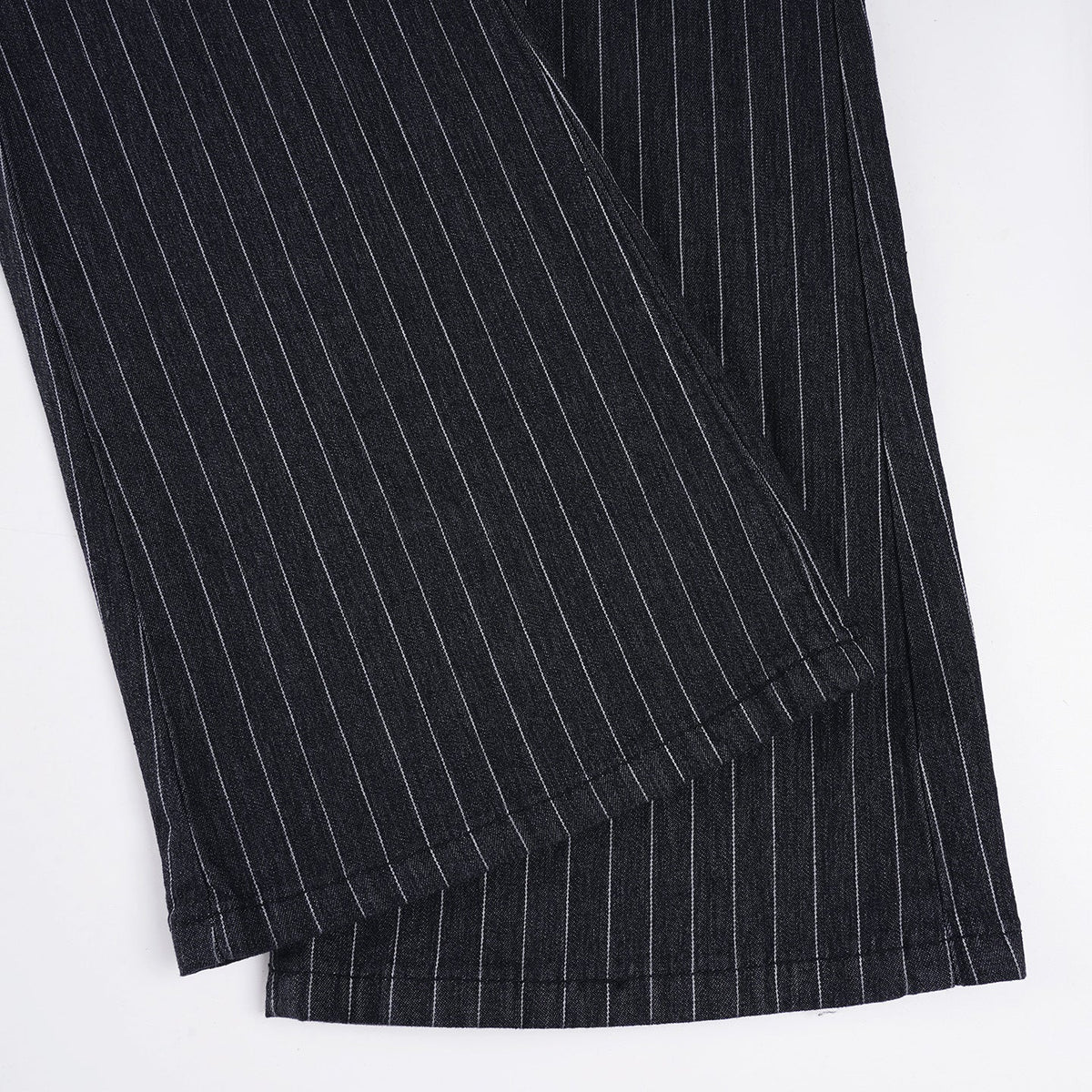 Pantalon Flare Noir Rayé Femme