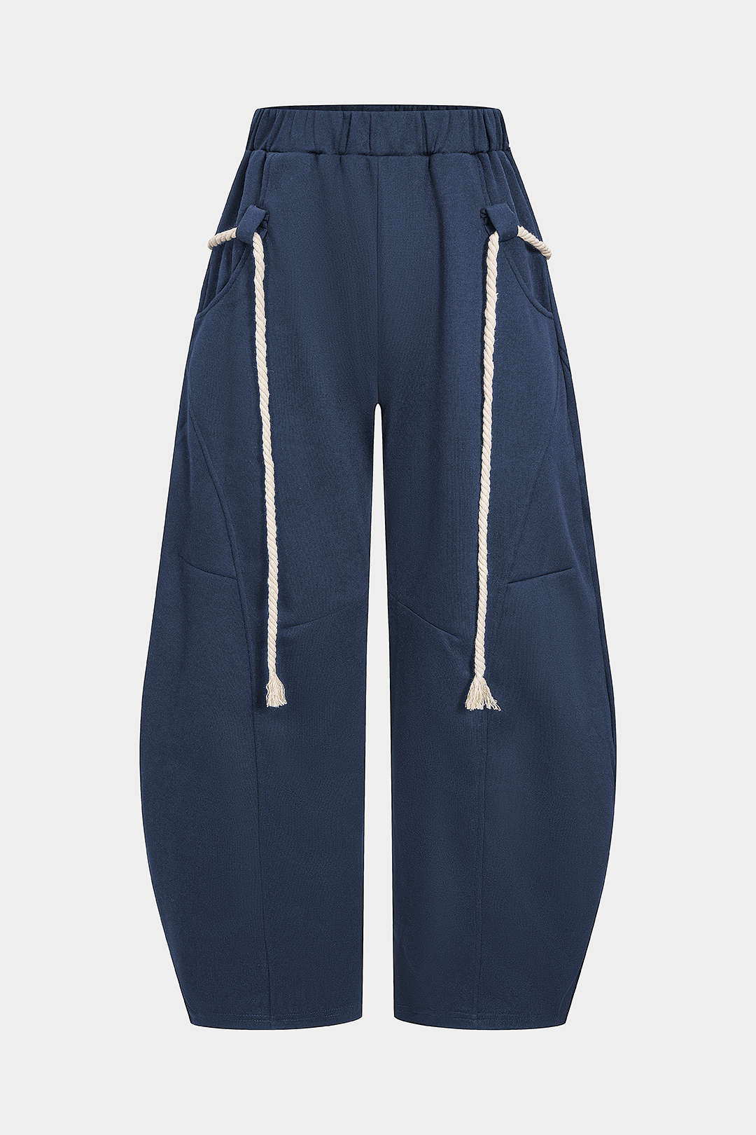 Pantalon Large à Cordon Femme