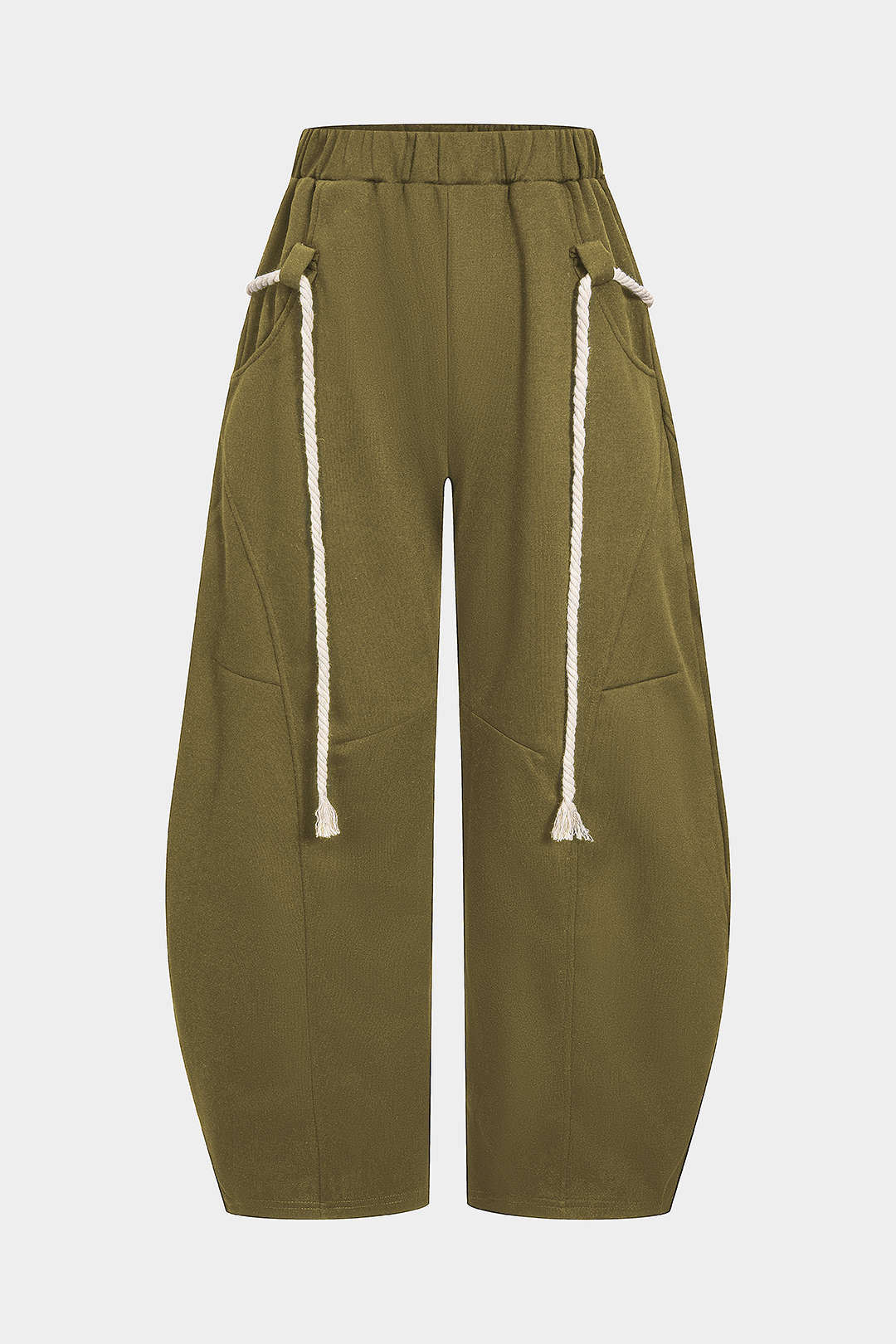 Pantalon Large à Cordon Femme