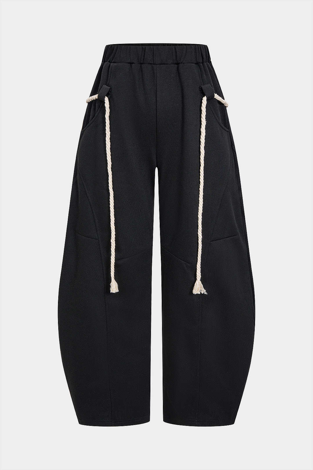 Pantalon Large à Cordon Femme