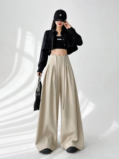 Pantalon Large Style Tailleur Femme
