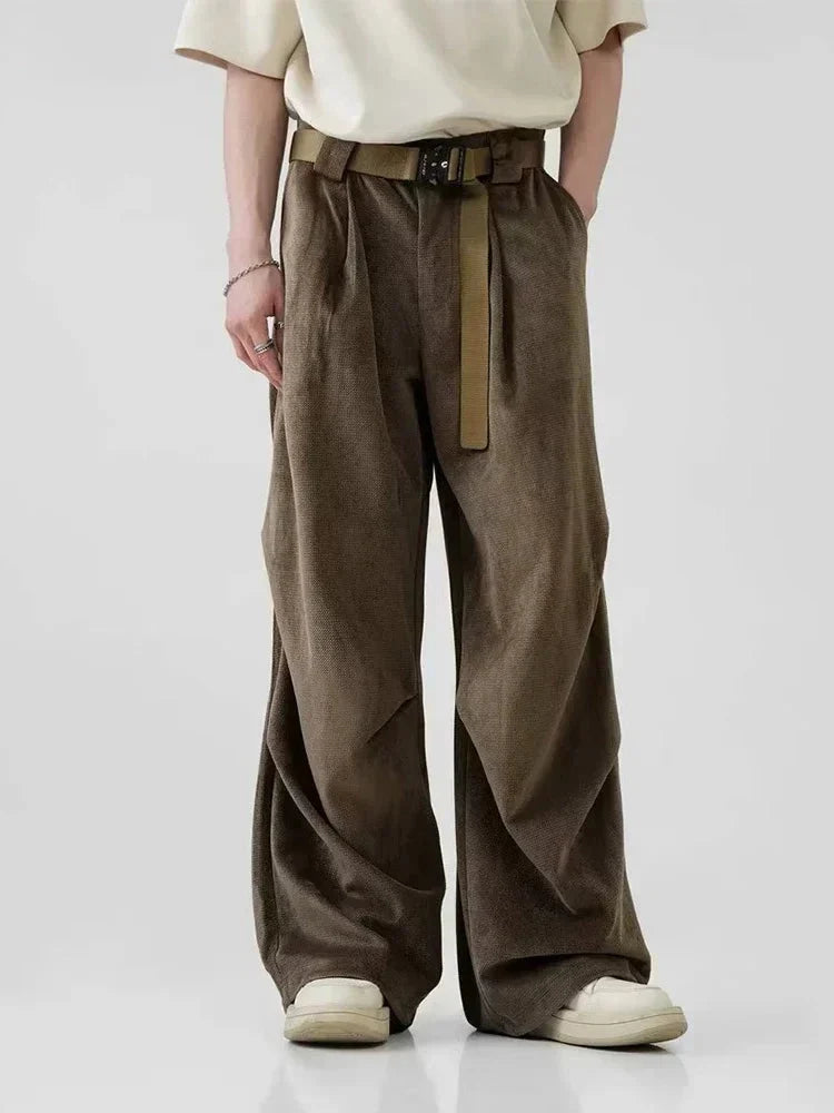 Pantalon Large Tissu Doux Homme