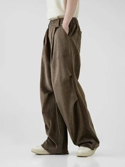 Pantalon Large Tissu Doux Homme