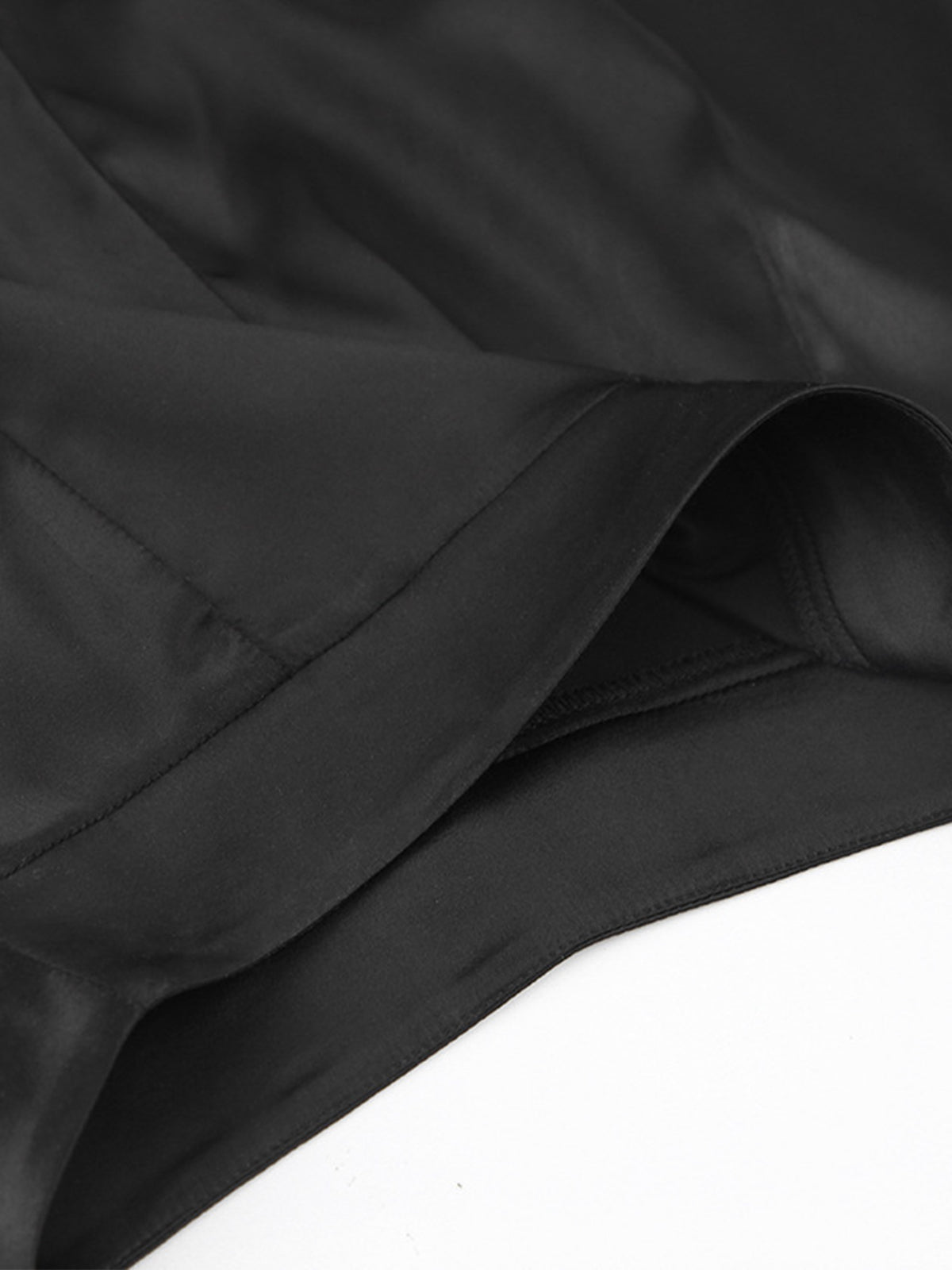 Pantalon Large en Satin Femme