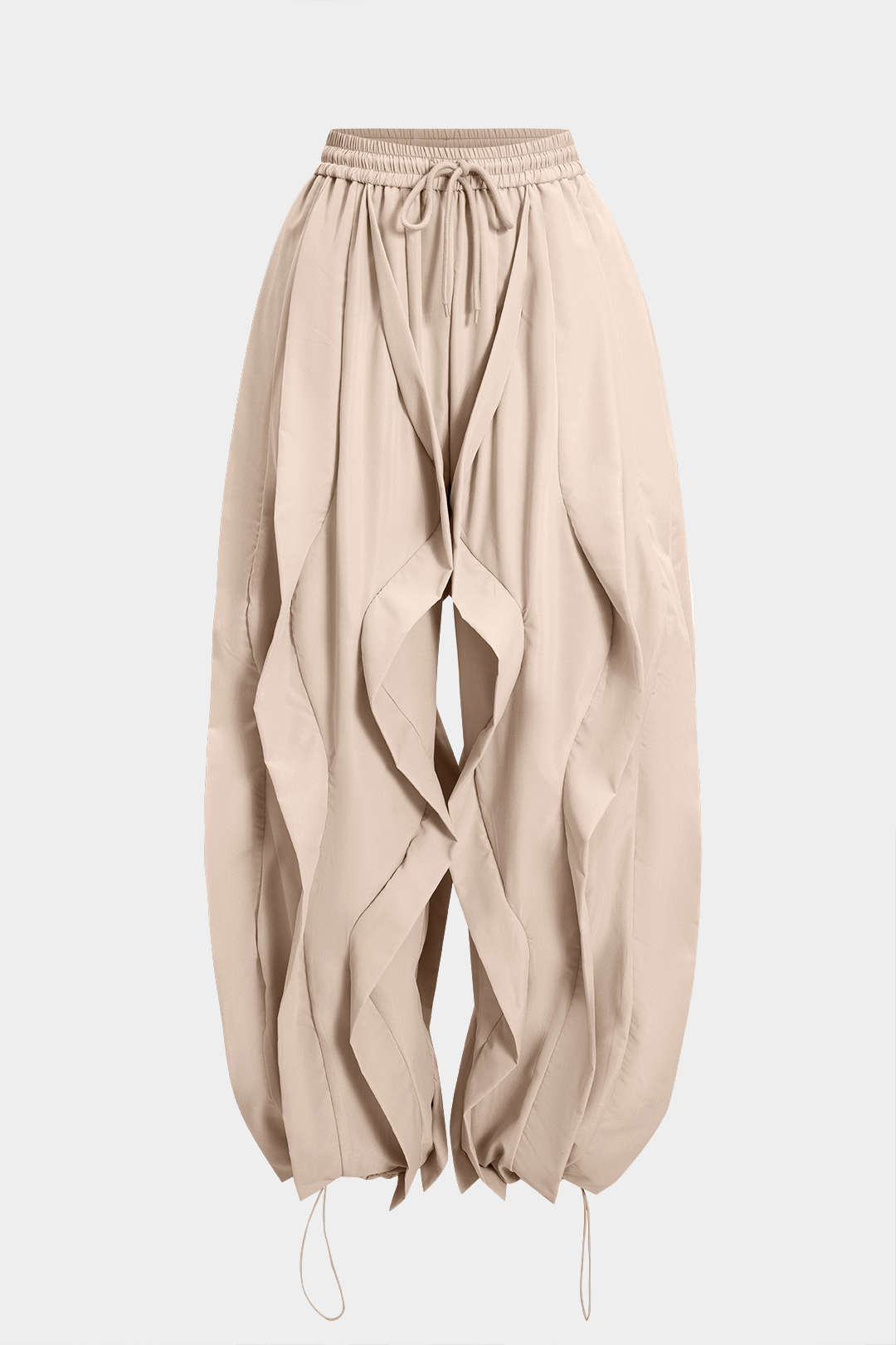 Pantalon à Volants avec Cordon Femme