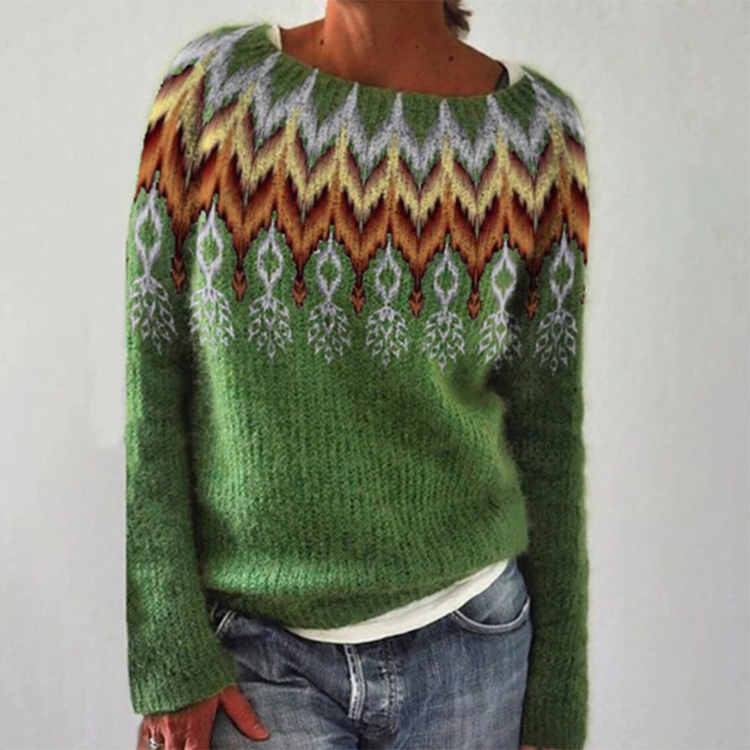 Pull Long Femme en Maille à Coupe Confortable