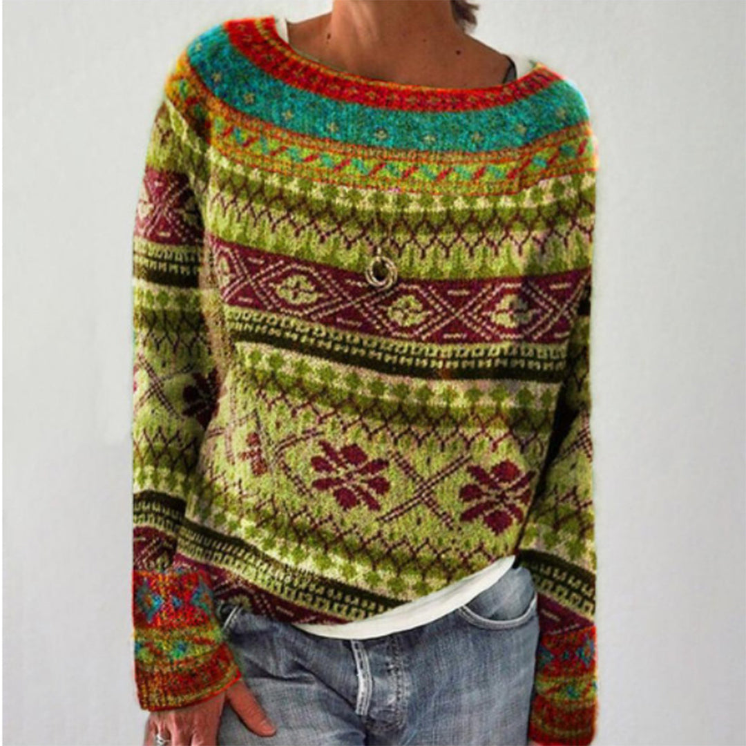 Pull Long Femme en Maille à Coupe Confortable