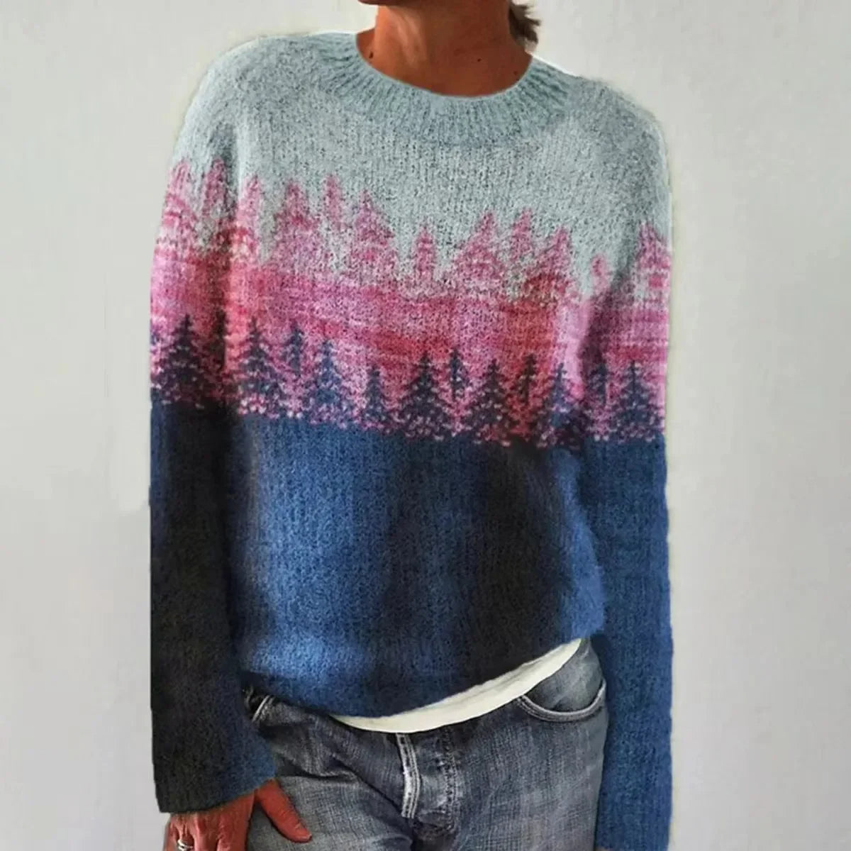 Pull Maille Scandinave Femme