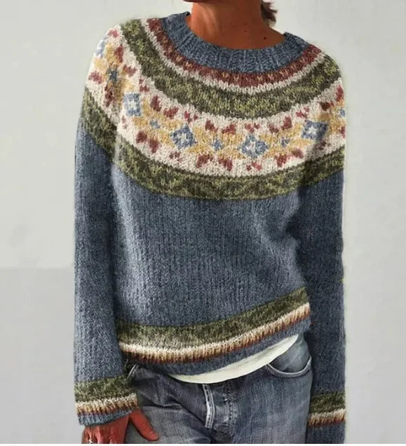 Pull Maille Scandinave Femme