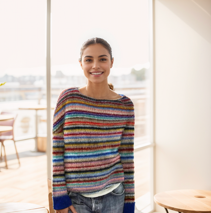 Pull Maille Scandinave Femme