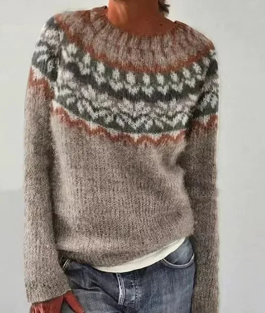 Pull Maille Scandinave Femme