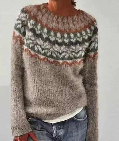 Pull Maille Scandinave Femme