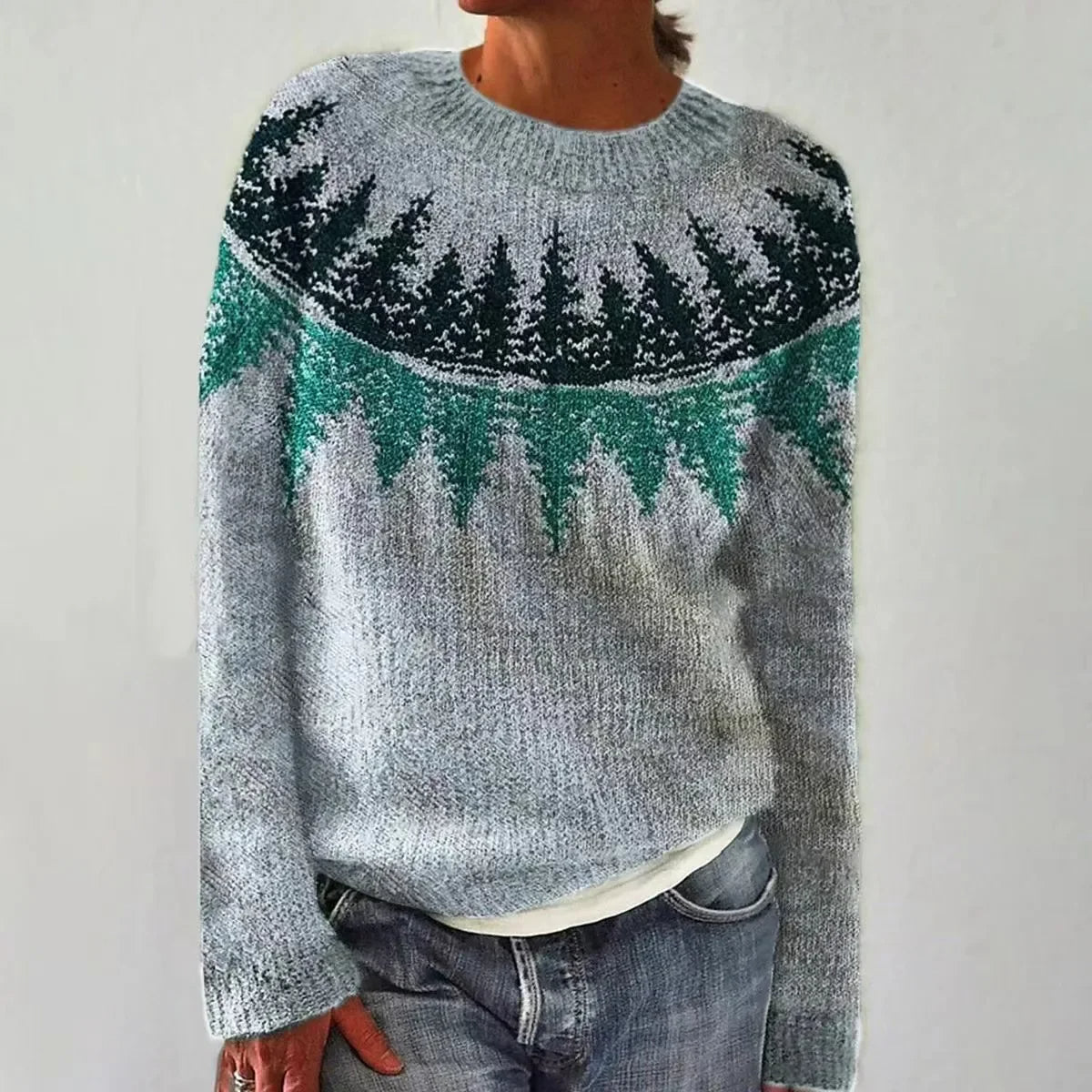 Pull Maille Scandinave Femme