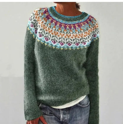 Pull Maille Scandinave Femme
